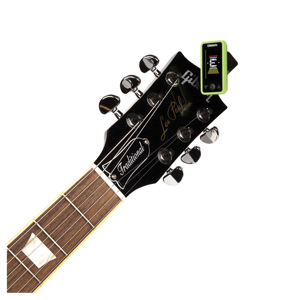 Afinador eclipse de clip – Planet Waves – Color verde