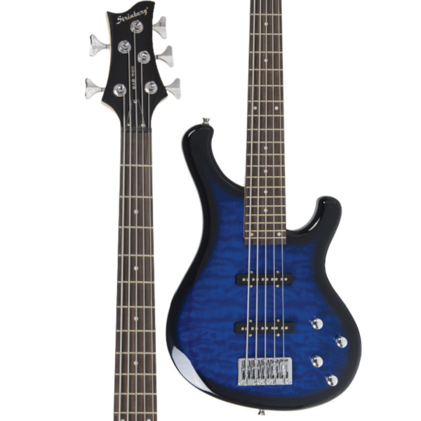 Bajo Eléctrico - Strinberg - 5 Cuerdas - SAB500 - Azul Transparente - Imagen 2