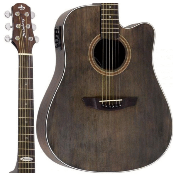 Guitarra Eléctro Acústica - Strinberg - SD200C - Tabaco Satín - Imagen 2