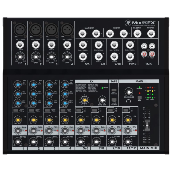 Consola Compacta de 12 Canales con Efectos - Mackie - Imagen 2