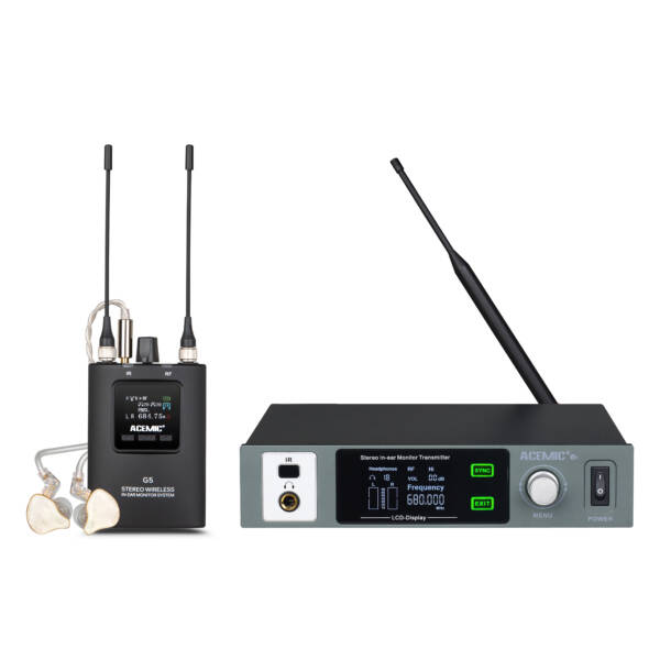 Sistema de Monitoreo In-Ears Inalámbrico Estereo UHF G5