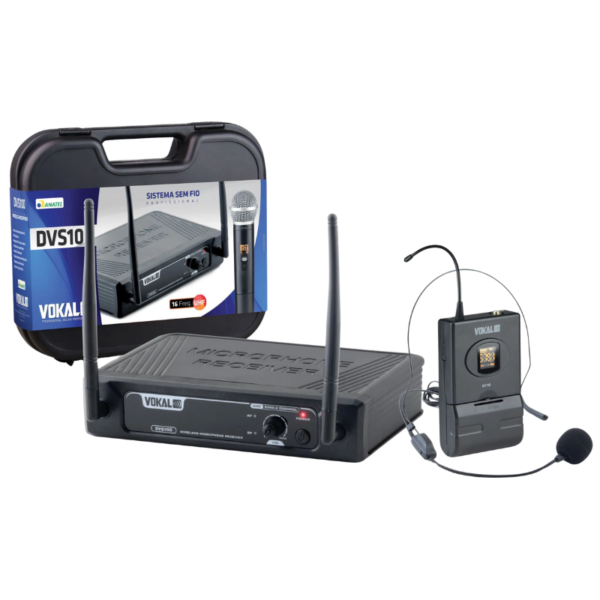 Set de Micrófono Inalámbrico - Vokal - DVS100SH - 1 micrófono